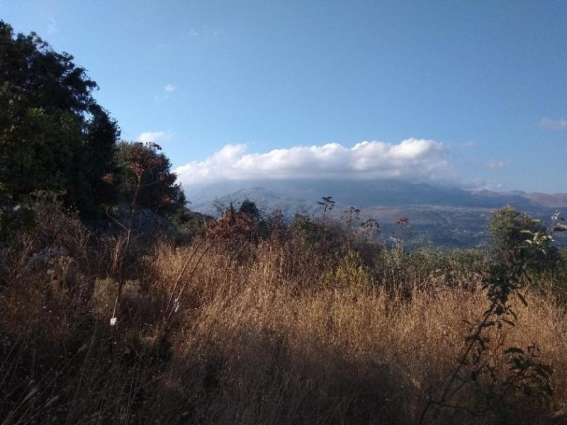 Kokkino Chorio Kreta, Kokkino Chorio: Grundstück mit Panoramablick auf die Landschaft zu verkaufen Grundstück kaufen